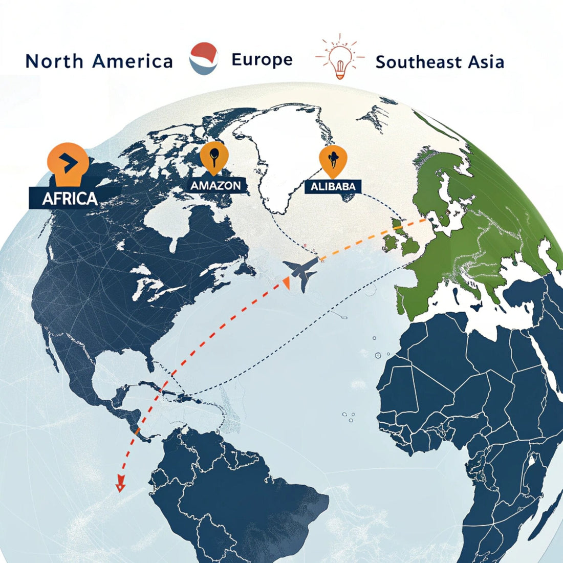 How Amazon and Alibaba Compete for the Global E-Commerce Market